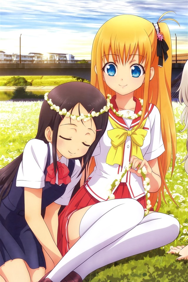 Featured image of post Wallpaper Best Friend Anime : Wallpaper anime girls, friends, wink, smiling, happy.