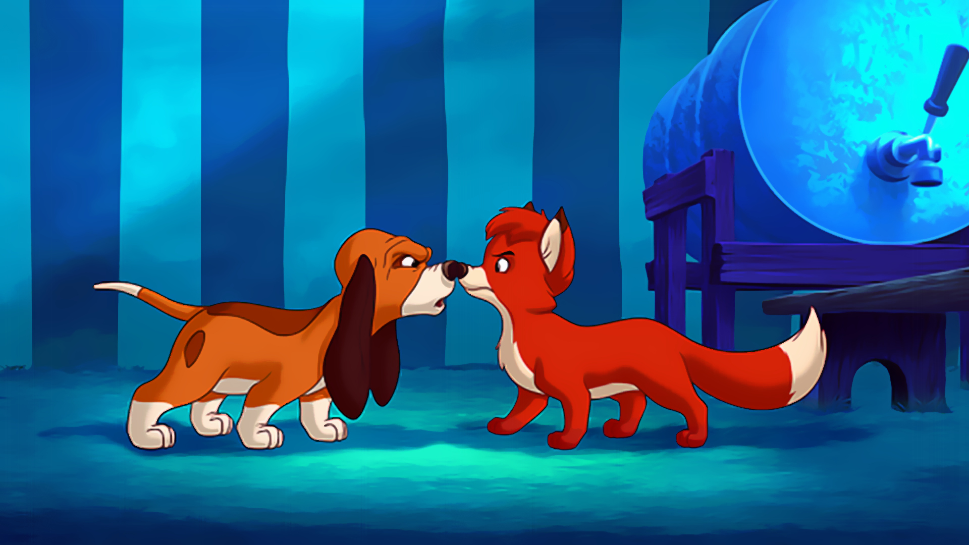 Wolf And The Hound - HD Wallpaper 