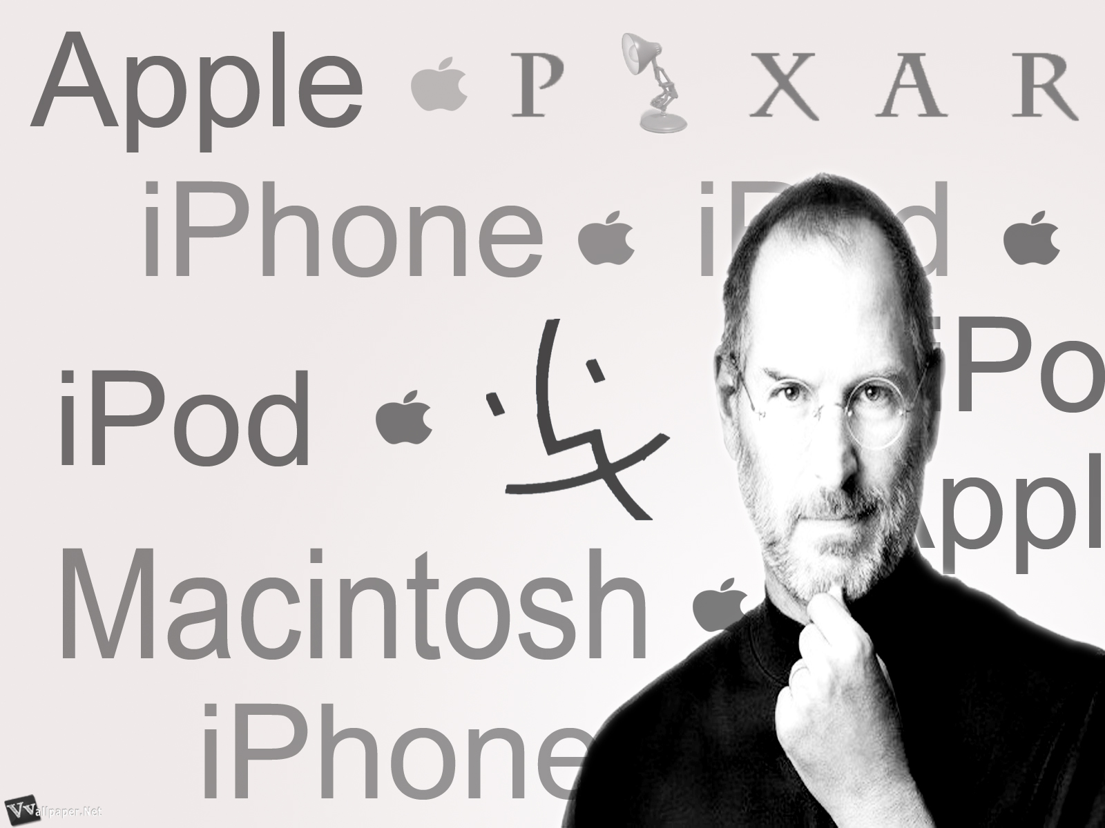 Steve Jobs All Brands Hd Wallpaper Steve Jobs Brands 1600x10 Wallpaper Teahub Io