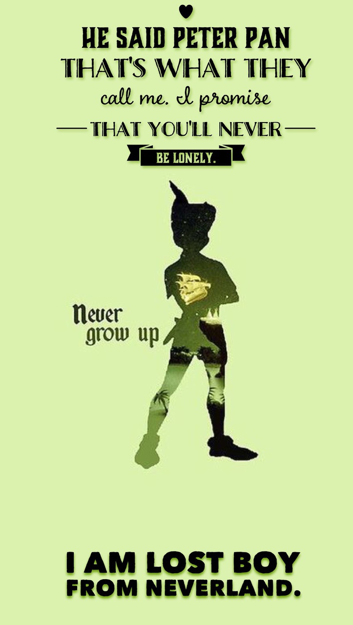 Peter Pan, Wallpaper, And Homescreen Image - Peter Pan Wallpaper For ...