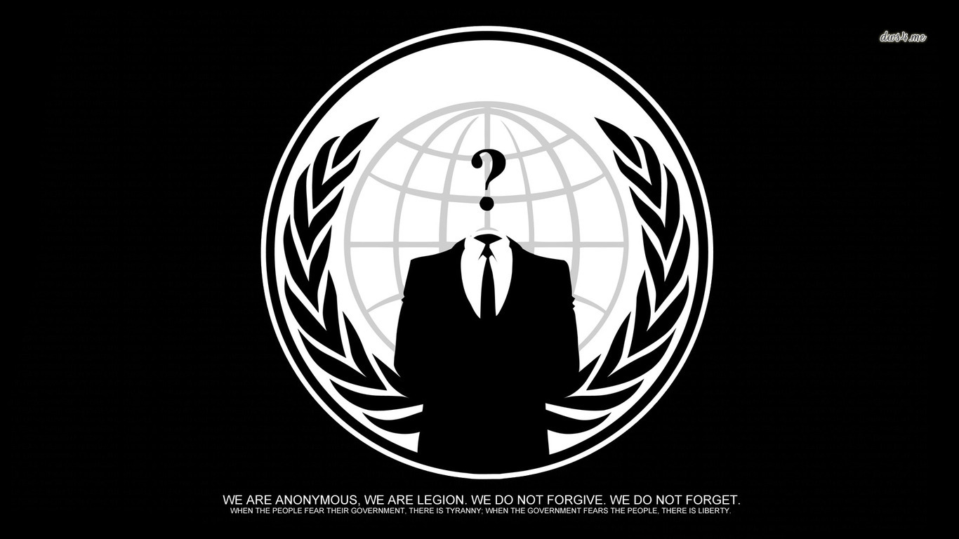 Anonymous Logo 1366x768 Wallpaper Teahub Io
