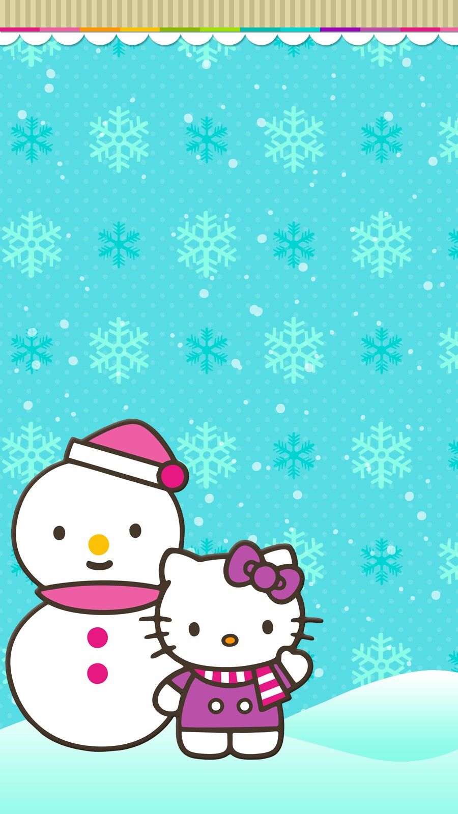 Hello Kitty Winter Clip Art - 900x1600 Wallpaper - teahub.io