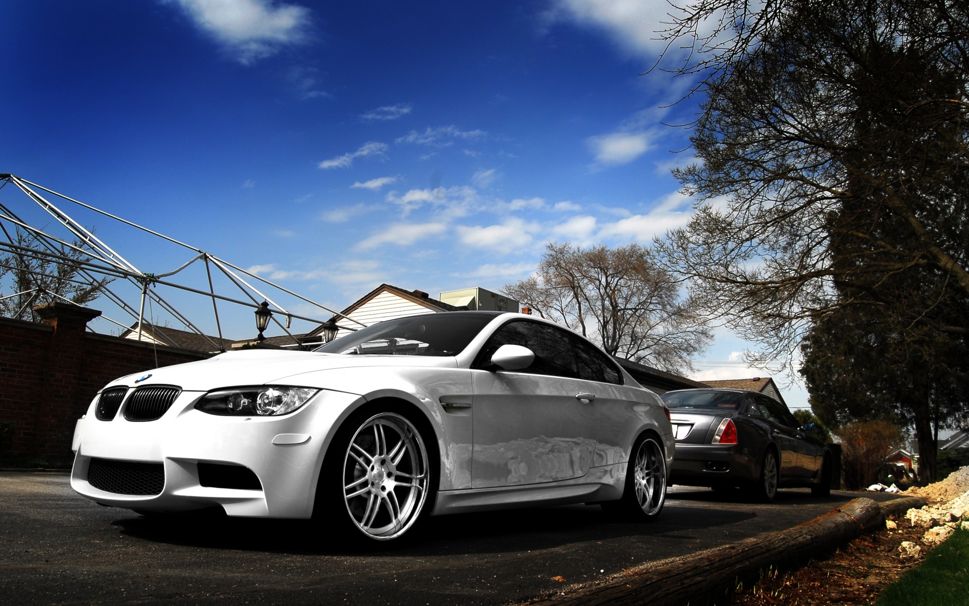 Bmw M3 White - HD Wallpaper 