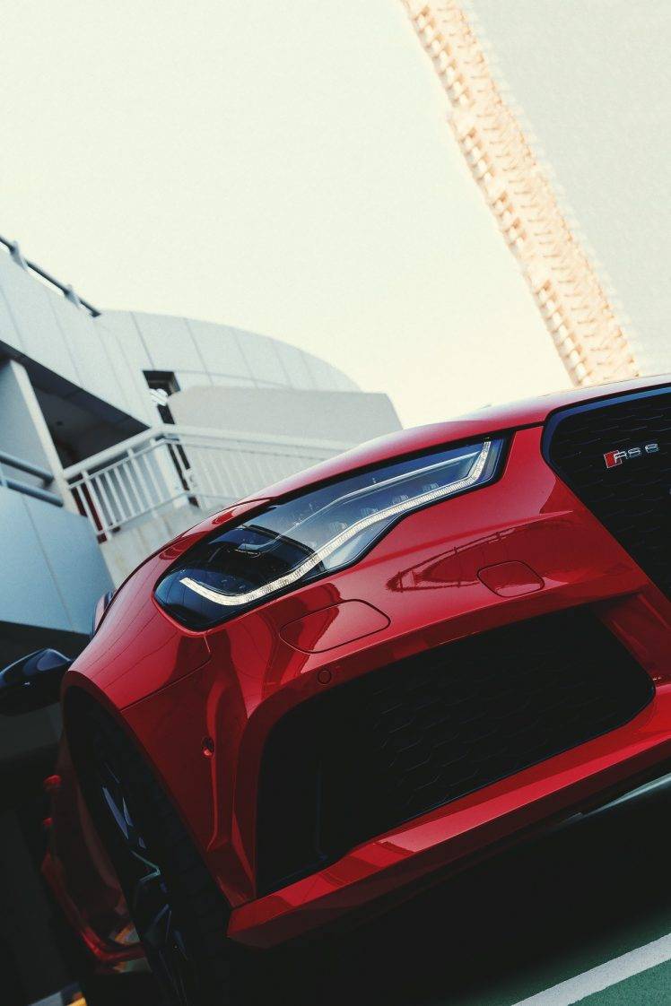 Audi Rs6 Red - HD Wallpaper 