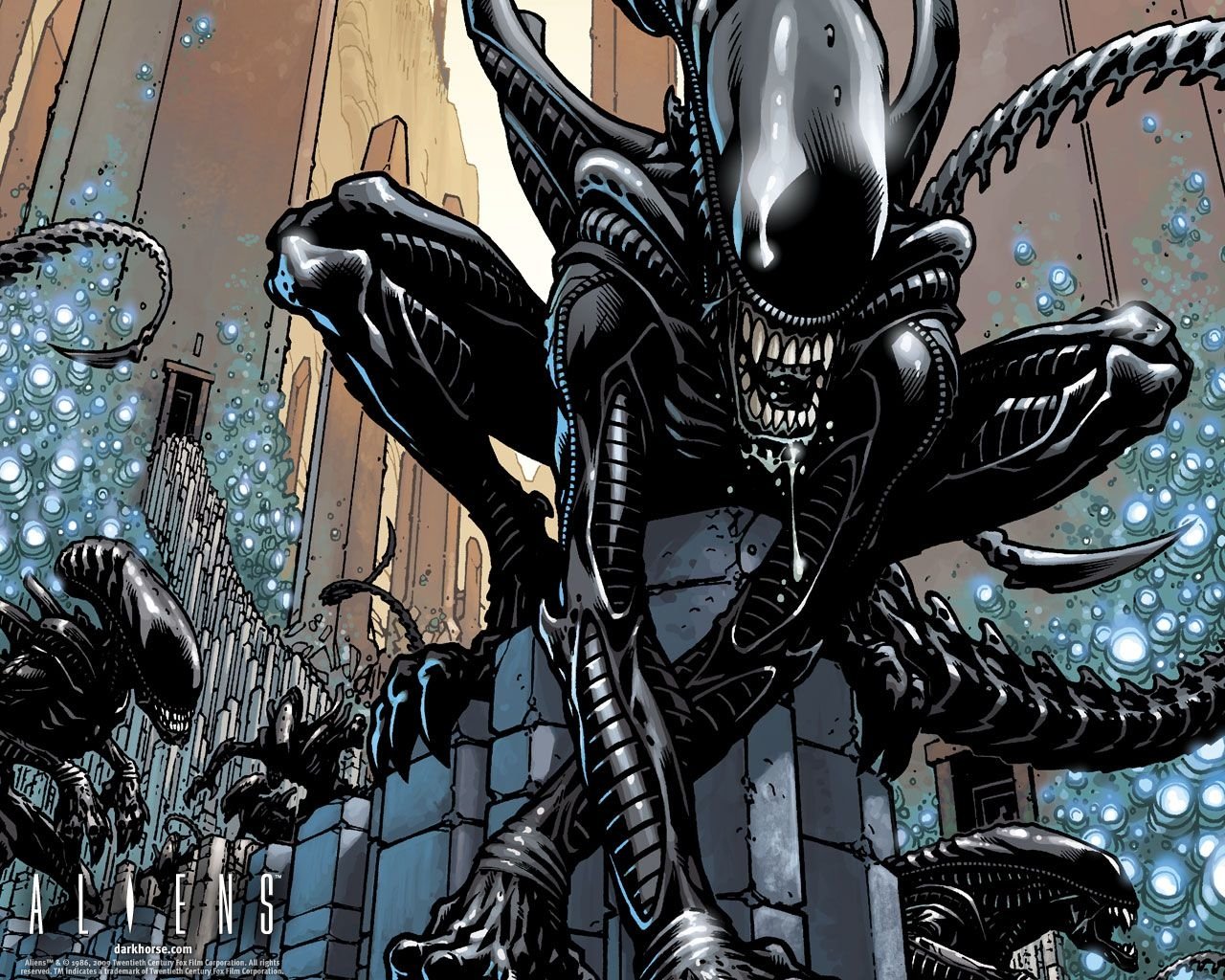 Aliens Comic 1280x1024 Wallpaper Teahub Io