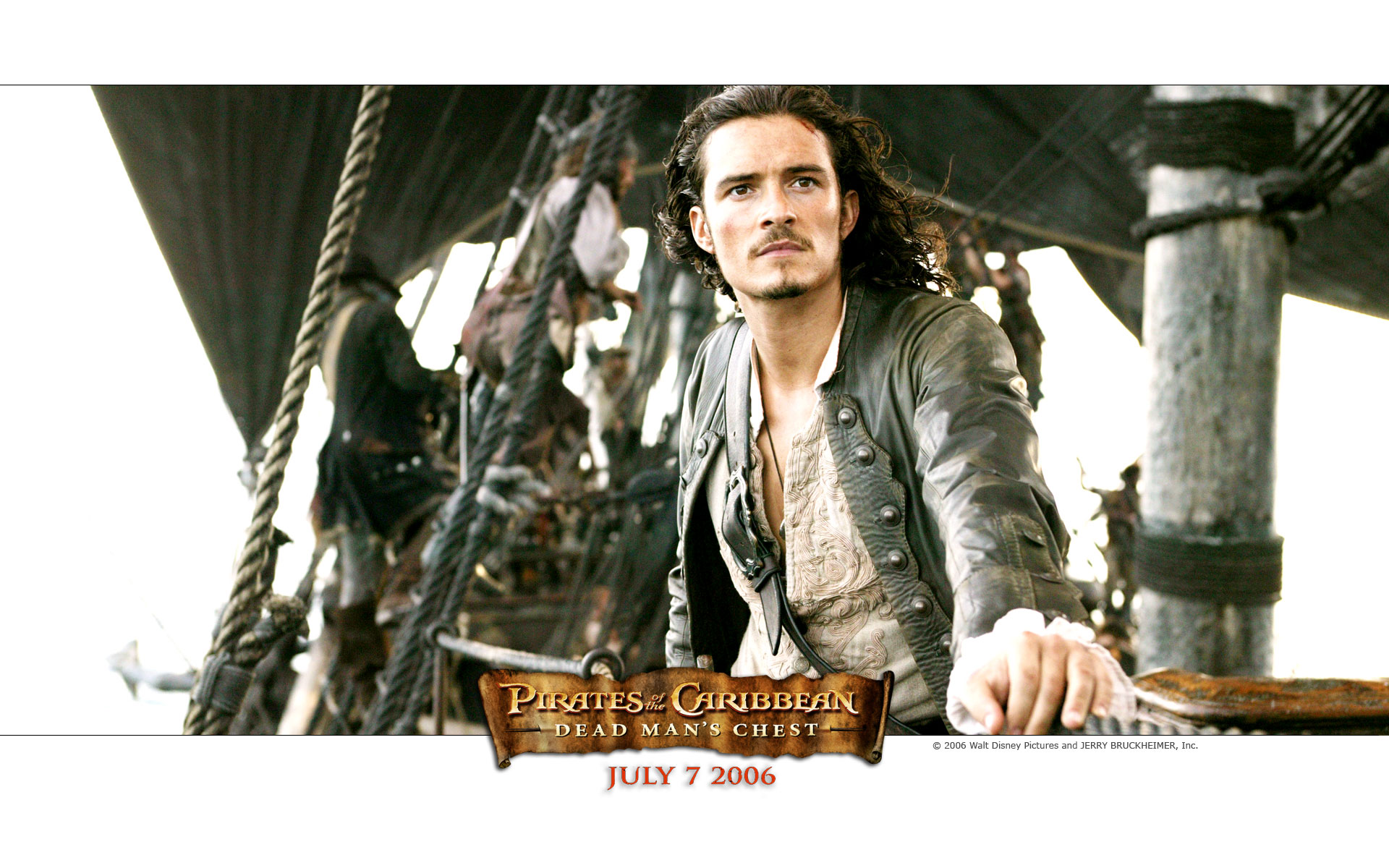 Orlando Bloom In Pirates Of The Caribbean Dead Men - HD Wallpaper 