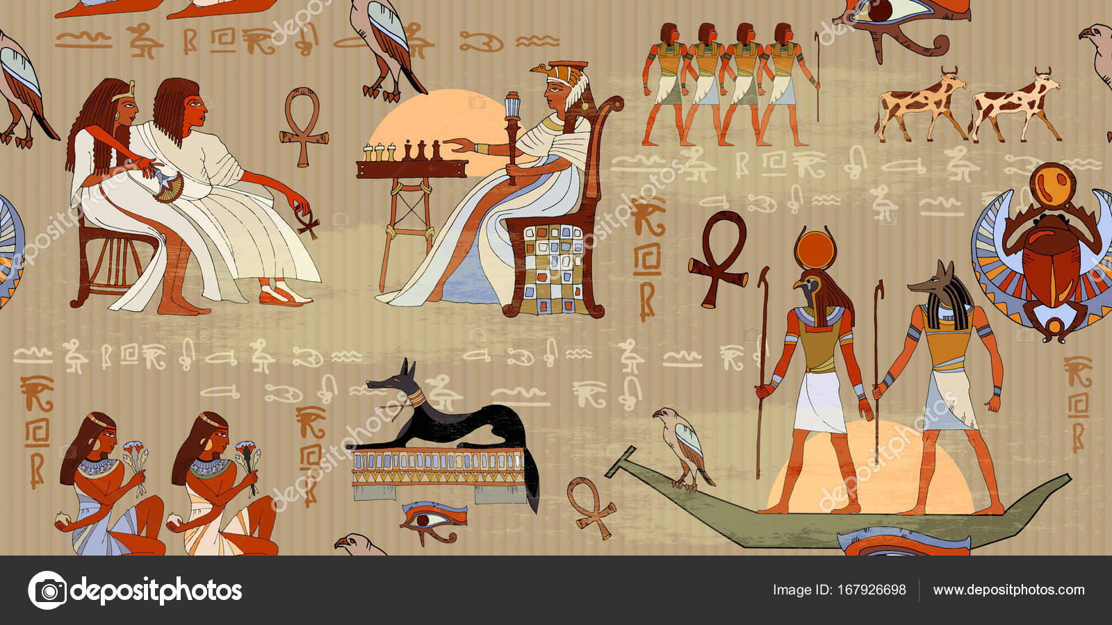 Egyptian Gods - 1600x900 Wallpaper - teahub.io