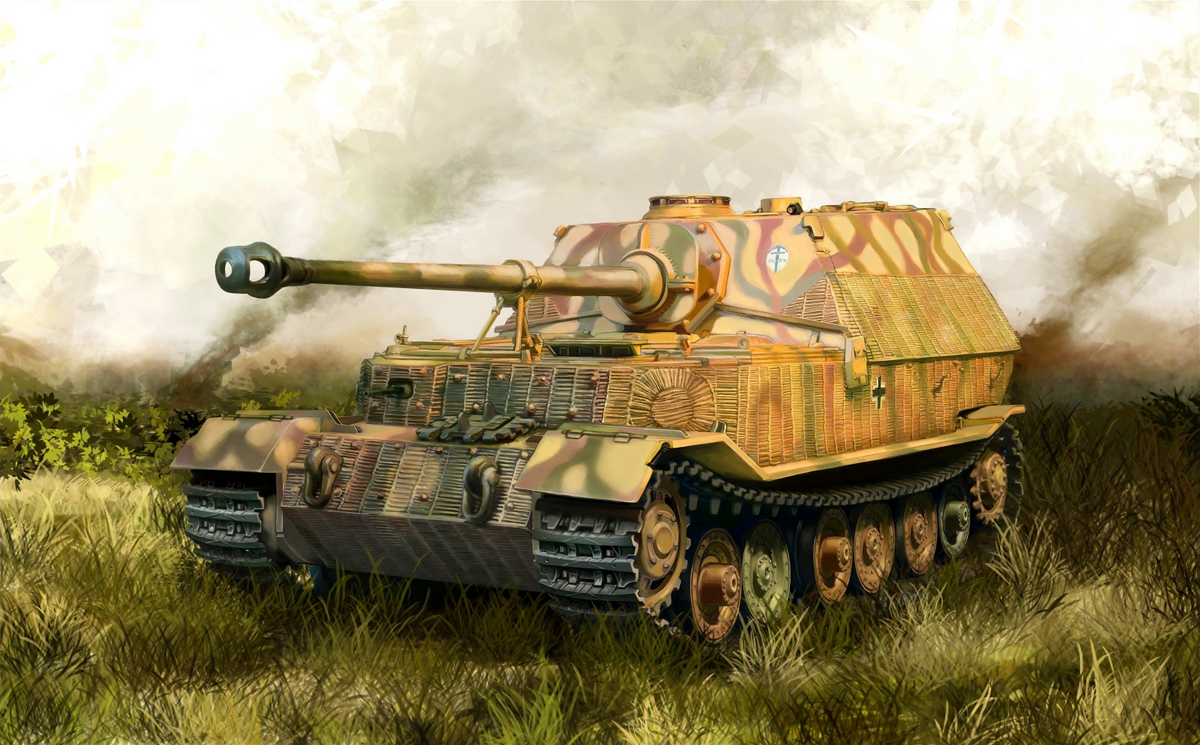 Elefant Tank 2349x1459 Wallpaper 7589