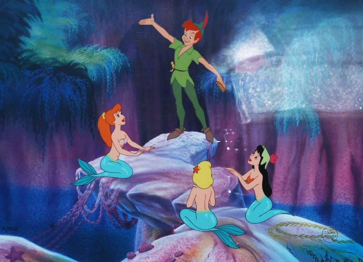 Peter Pan And The Mermaids Peter Pan Mermaids 1400x1010 Wallpaper
