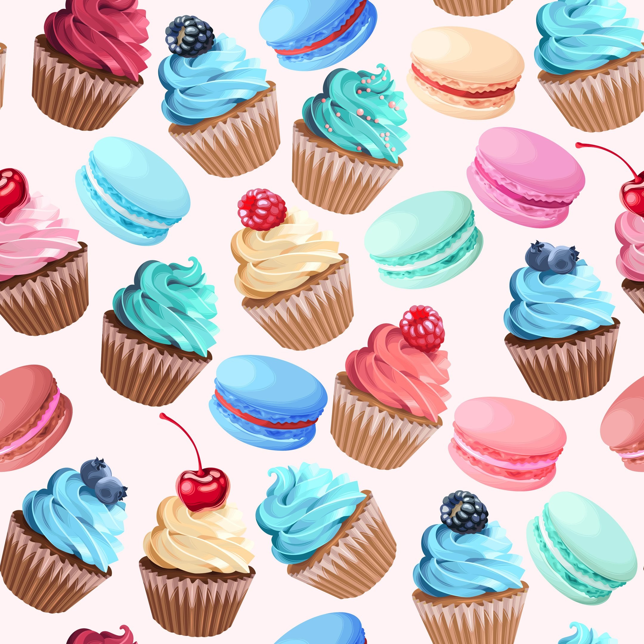 cute cupcakes wallpaper