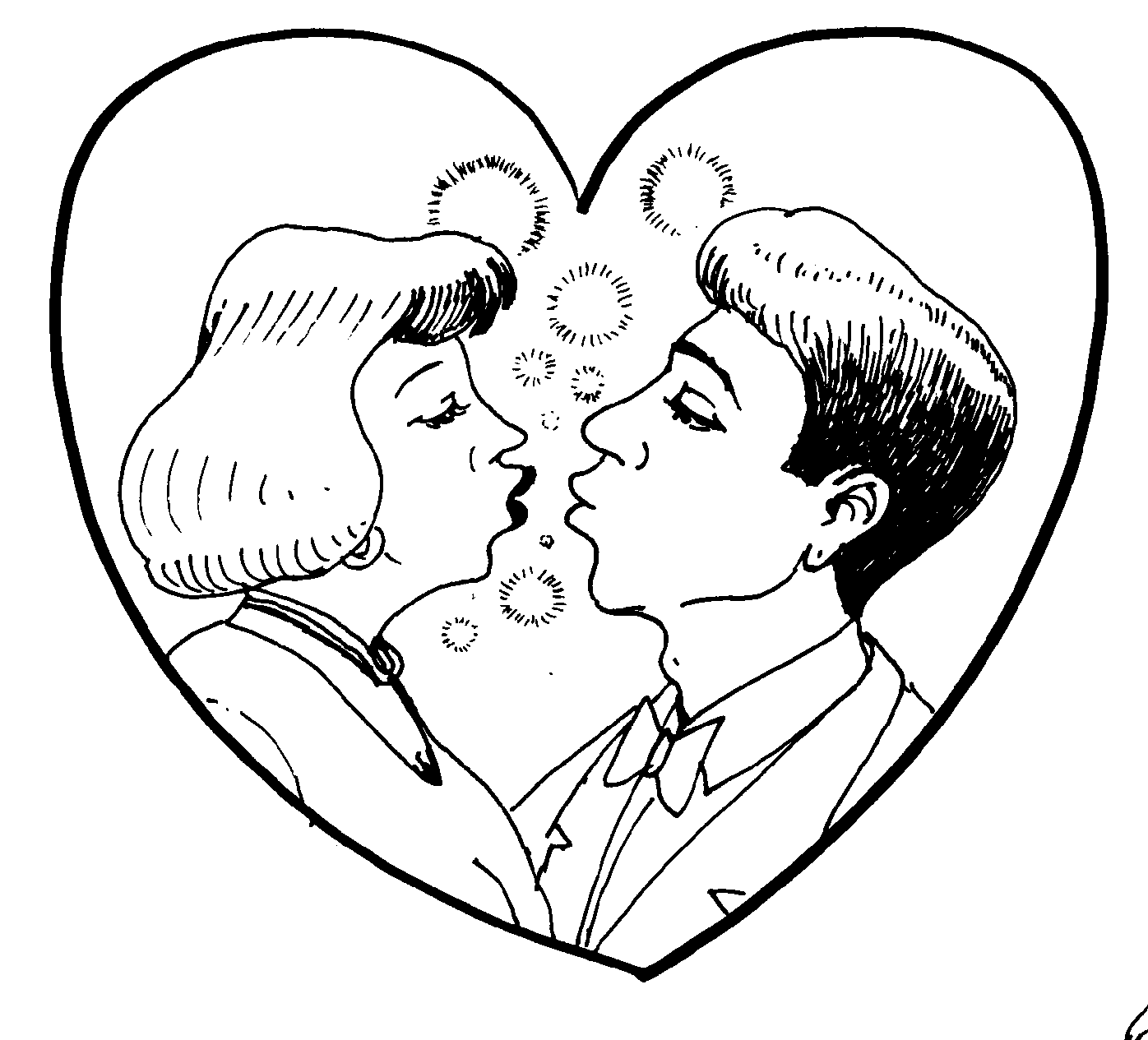 Cartoon Hearts Heart Sketch - Cartoon - HD Wallpaper 
