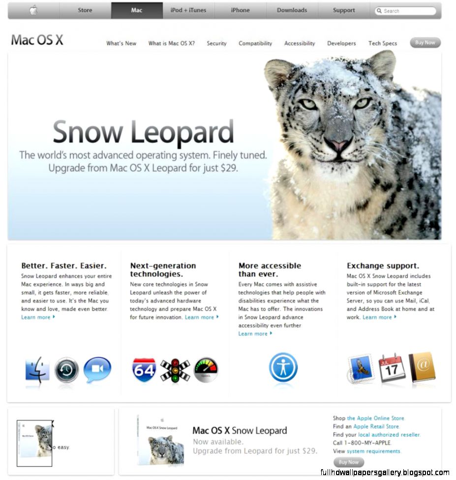 snow leopard mac download