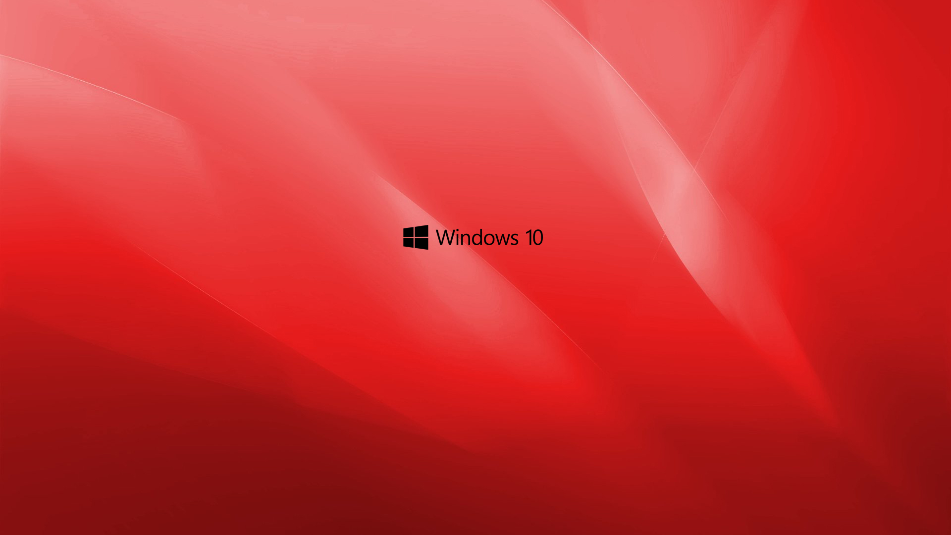 red windows 10 background