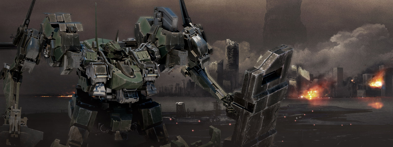 Verdict Day Review Image Armored Core Verdict Day Tower 1600x600 Wallpaper Teahub Io