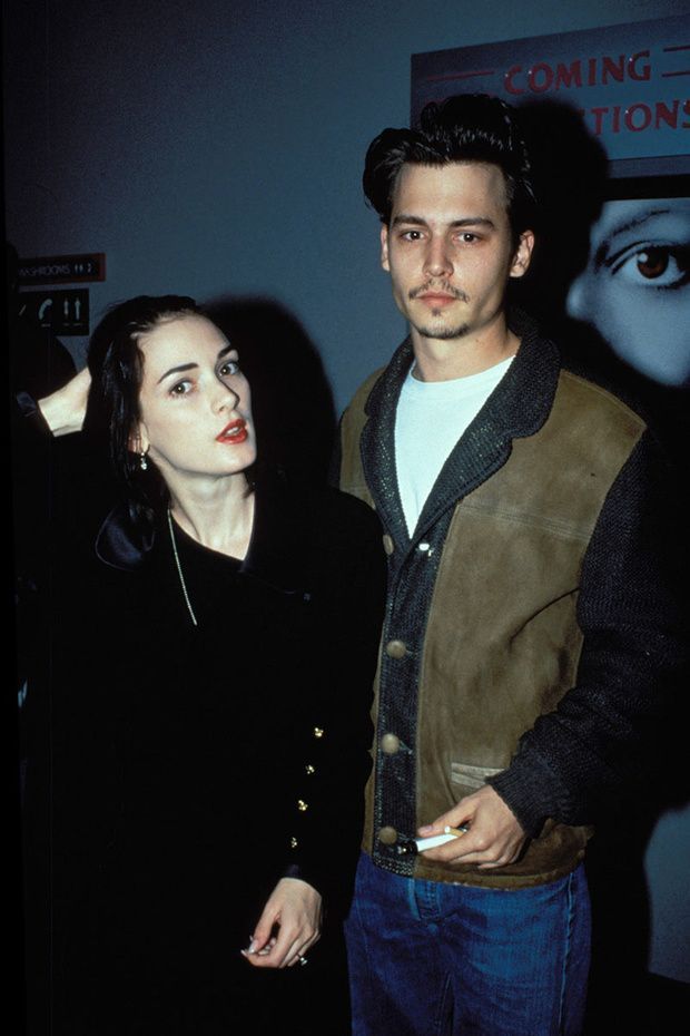 Winona Ryder And Johnny Depp 90s 620x930 Wallpaper Teahub Io