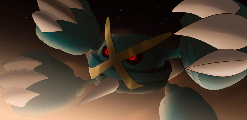 Pokemon Mega Metagross 1024x498 Wallpaper Teahub Io