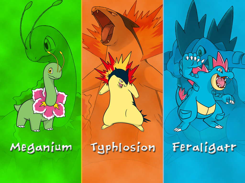 pokemon starters names