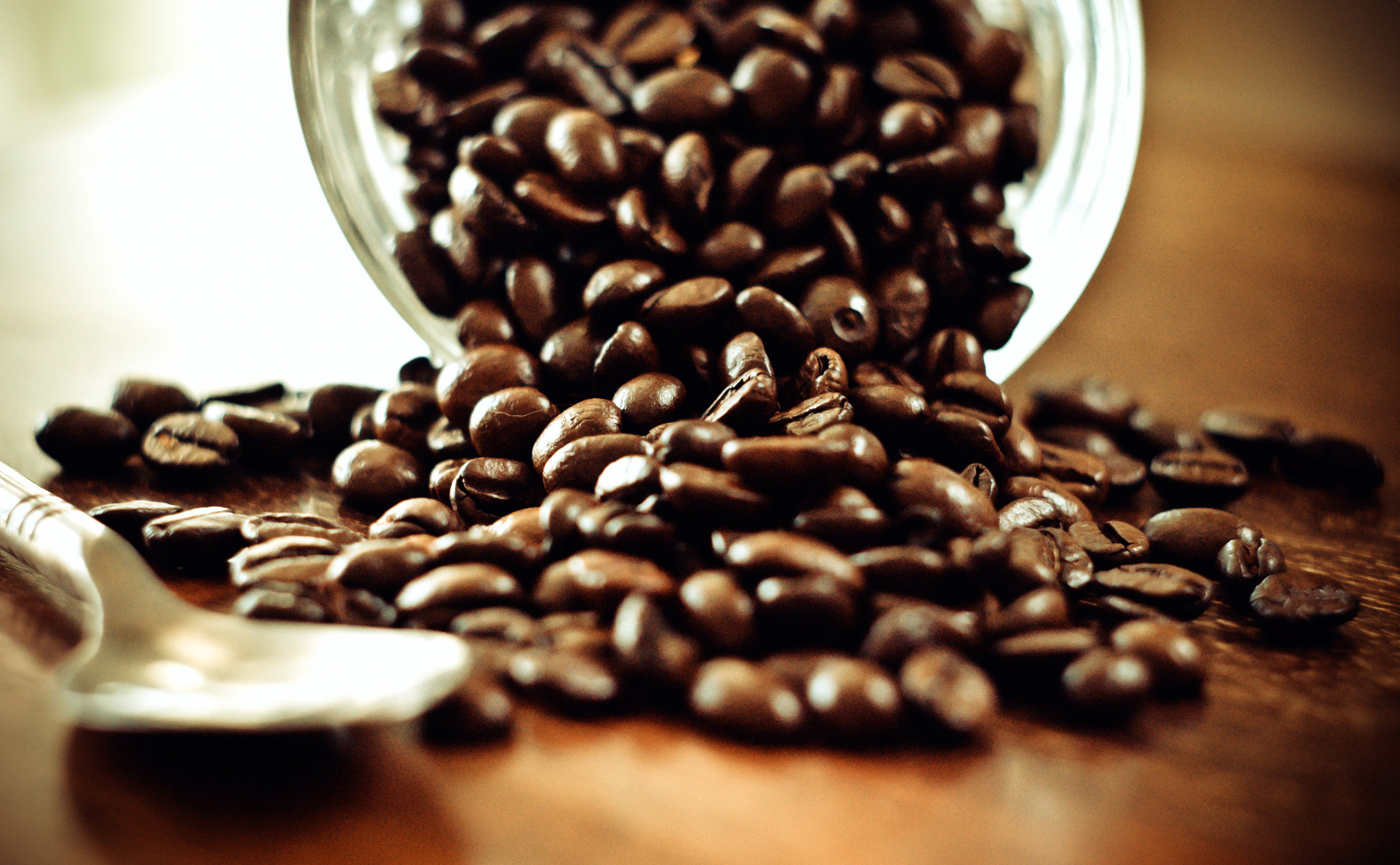 Desktop Coffee Beans - HD Wallpaper 