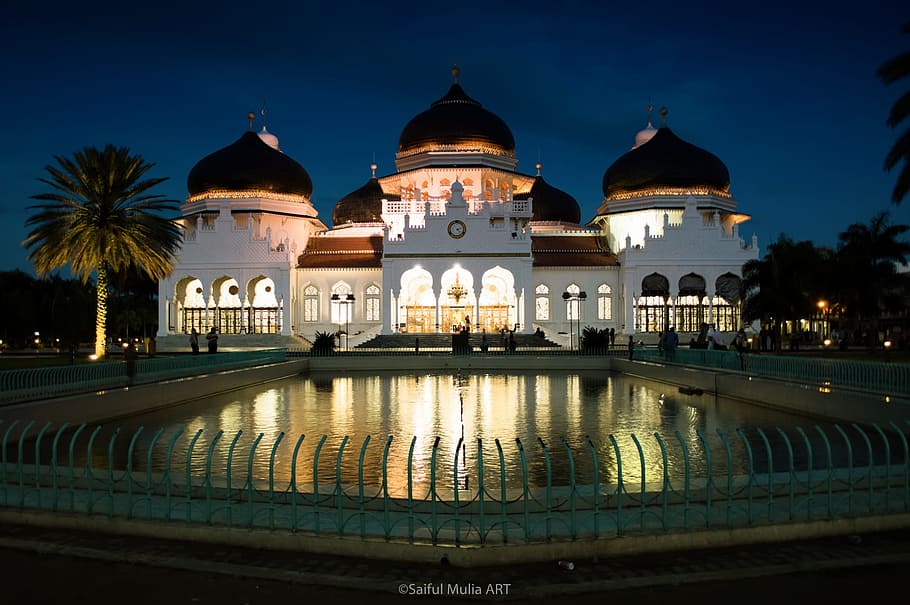 Grand Mosque - HD Wallpaper 