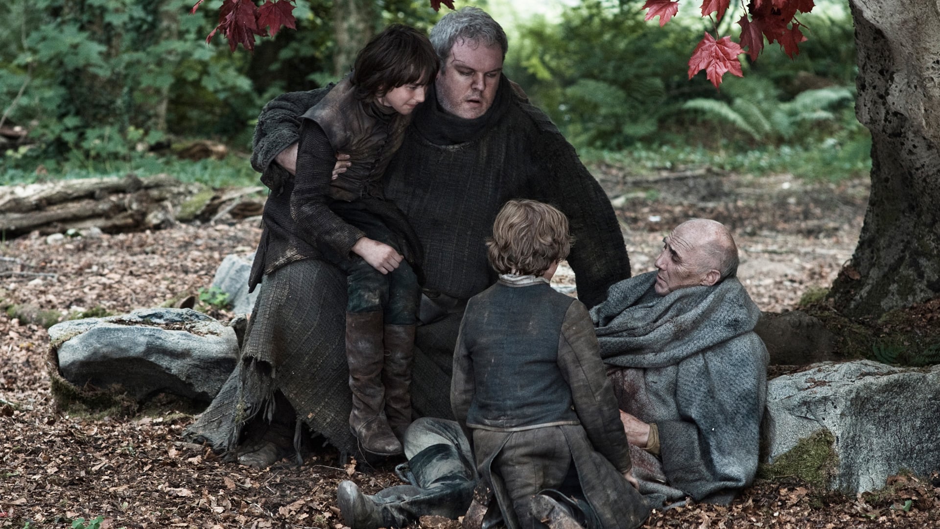 Bran Rickon Hodor And Osha - HD Wallpaper 