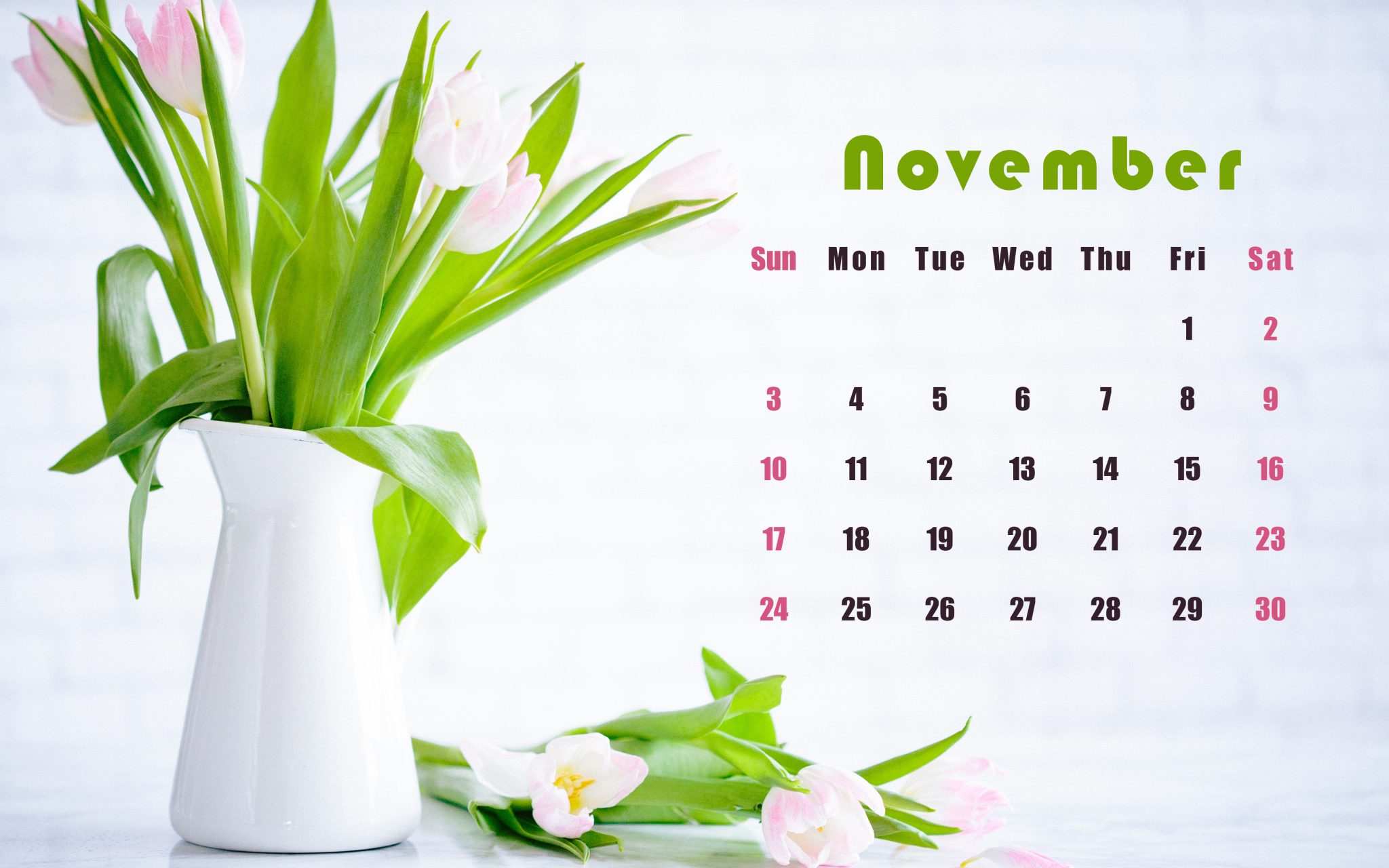 November 2019 Hd Calendar Wallpaper - 2048x1280 Wallpaper - teahub.io