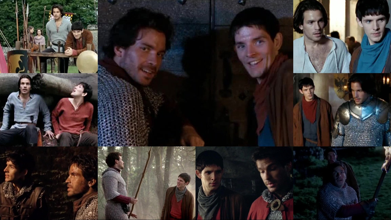 Merlin & Lancelot 1 Wallpaper - Merlin And Lancelot Friendship - HD Wallpaper 