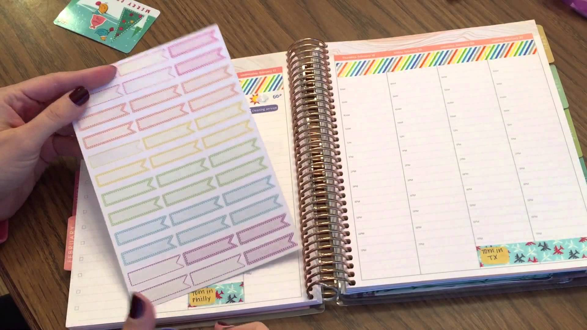 Erin Condren Hourly Planner Ideas