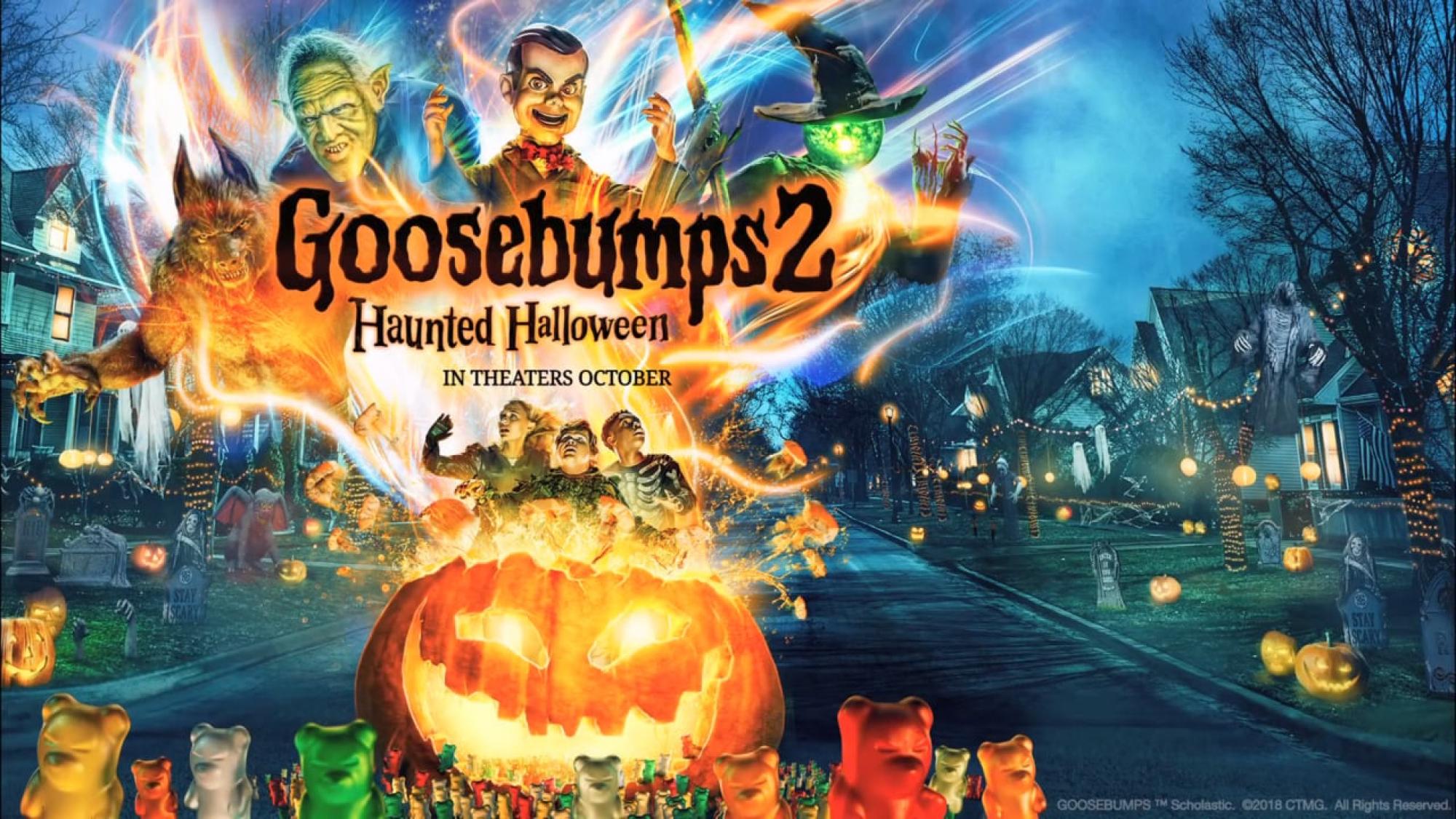 Ужастики беспокойный хэллоуин. Goosebumps 2 Haunted Halloween. Ужастики 2 беспокойный Хэллоуин Постер. Ужастики 2 Постер. Goosebumps 2 Haunted Halloween Abominable Snowman.