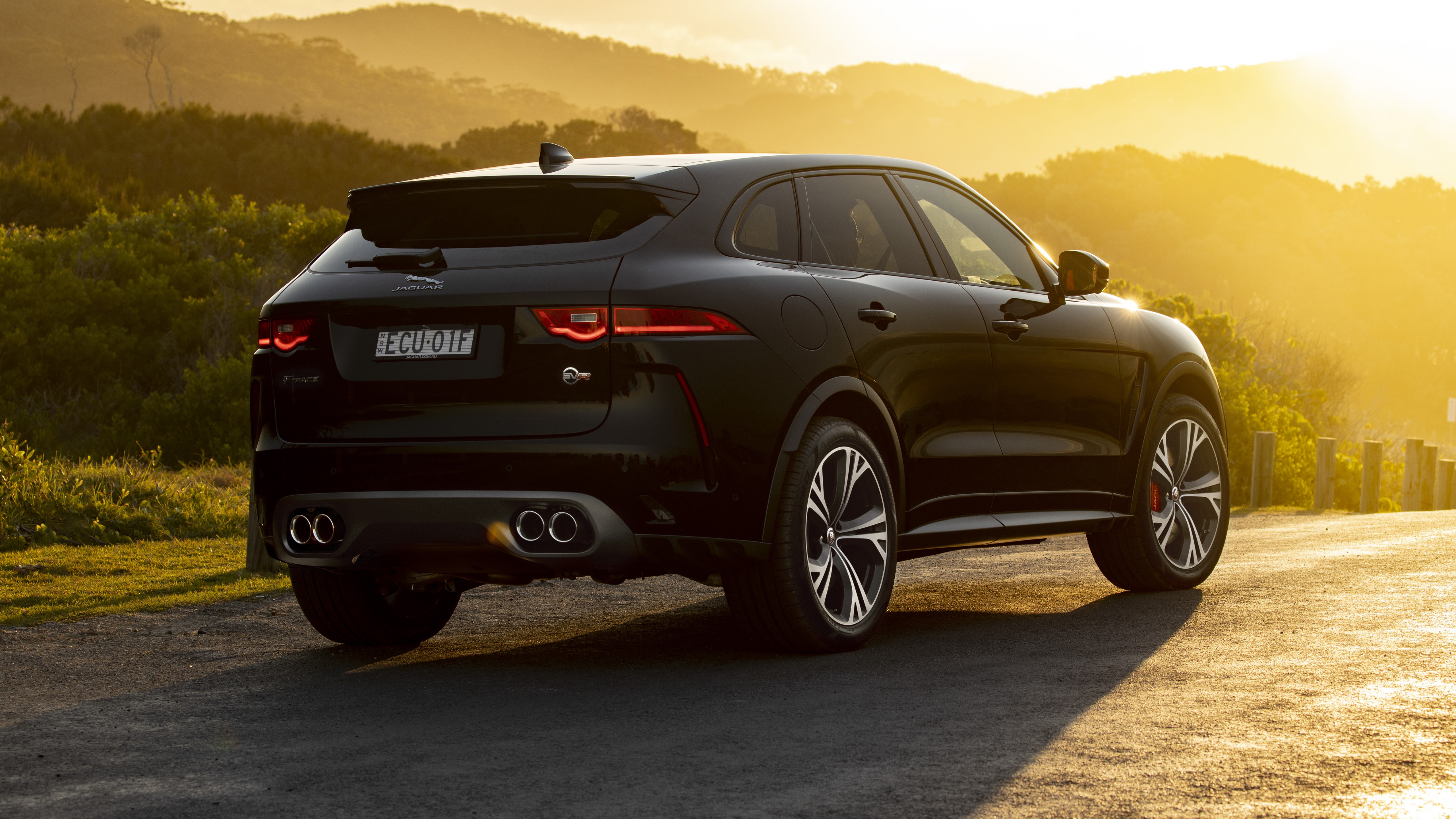 Jaguar F Pace Svr In Black 51x Wallpaper Teahub Io