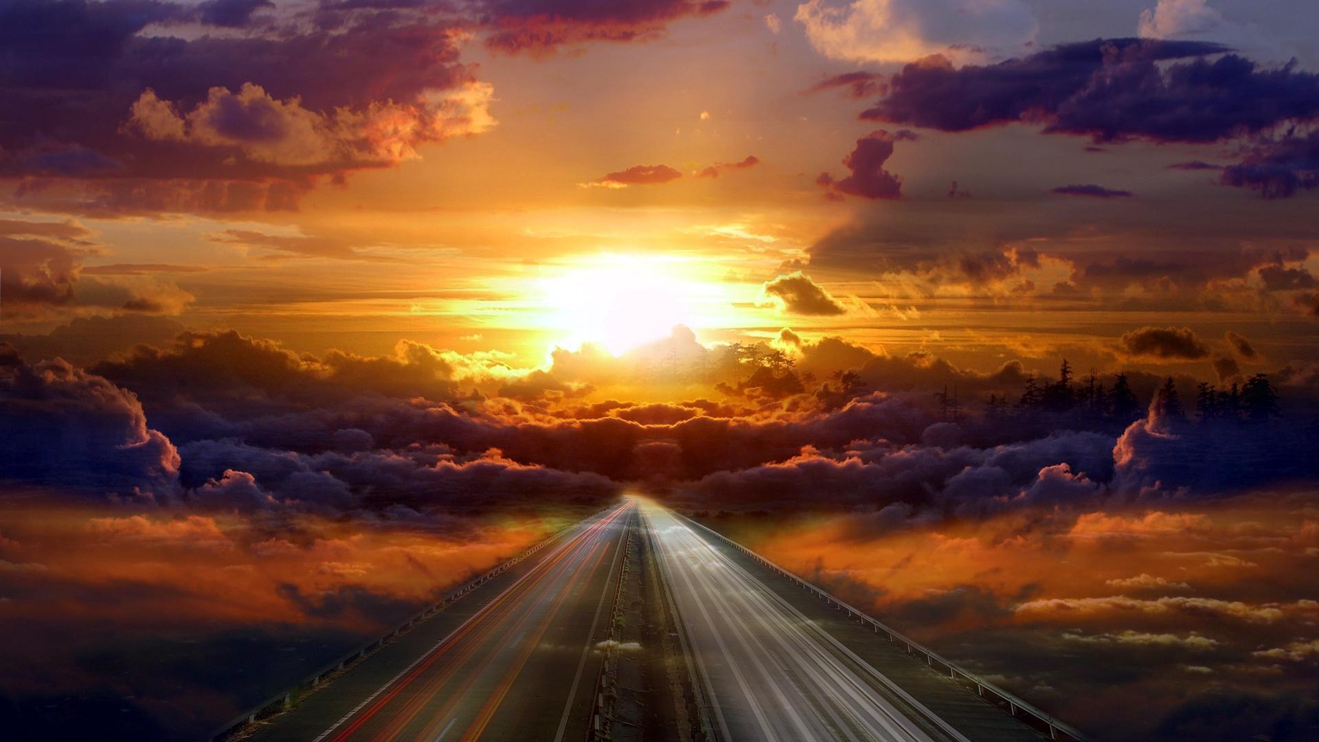 Heaven S Road - Road To Heaven - HD Wallpaper 