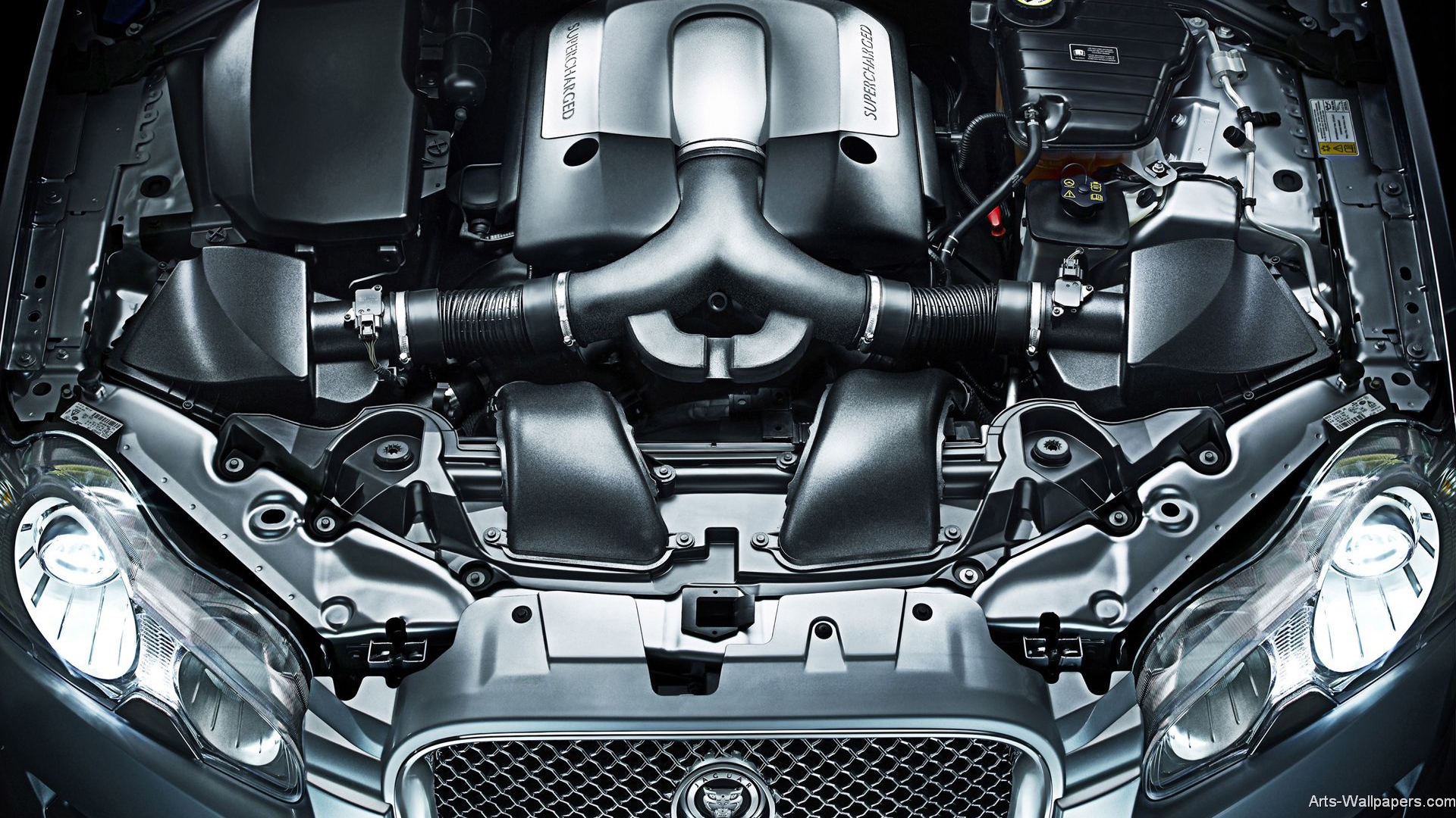 Jaguar Xf 2009 Engine - HD Wallpaper 