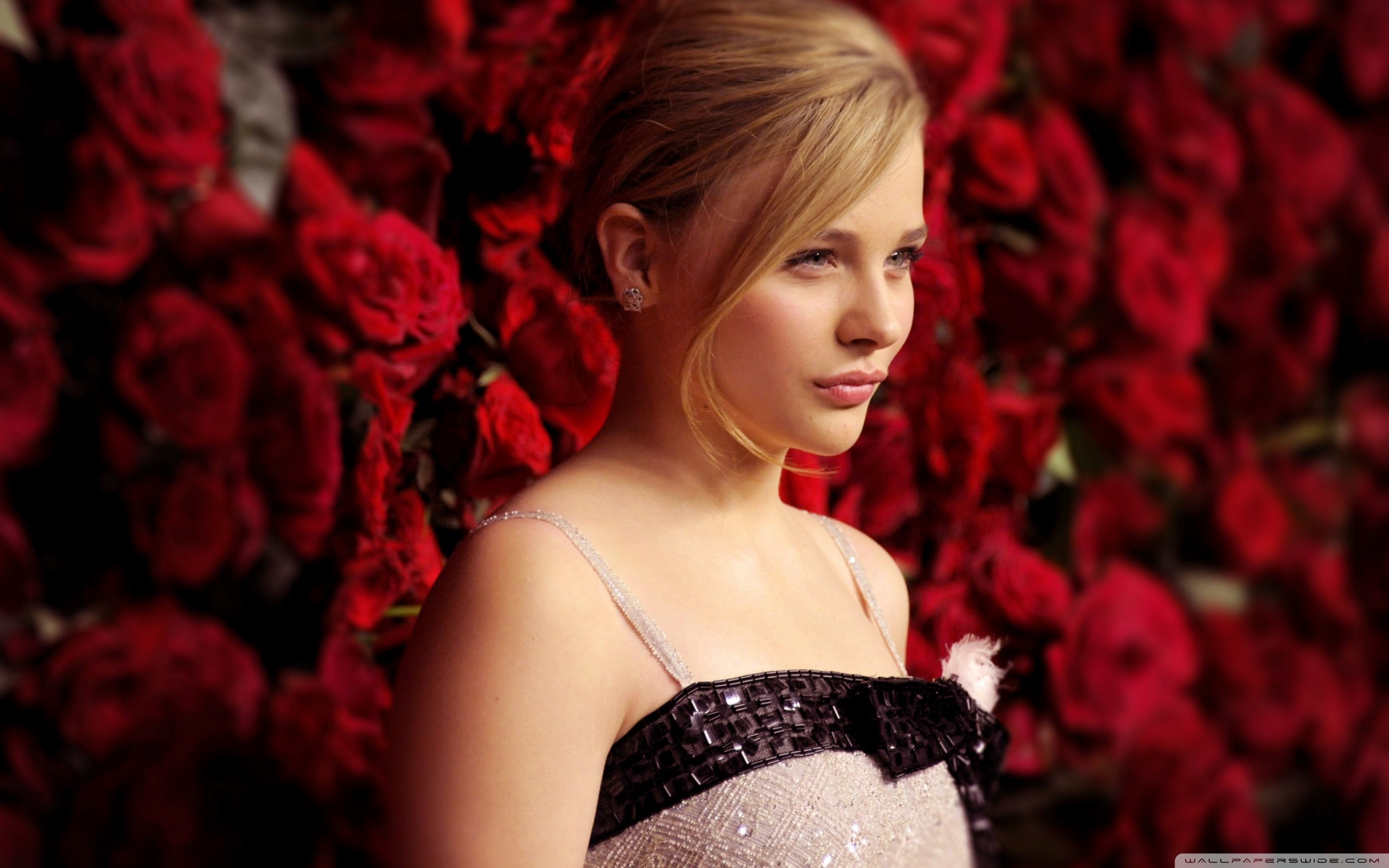 Chloe Grace Moretz Flower - HD Wallpaper 