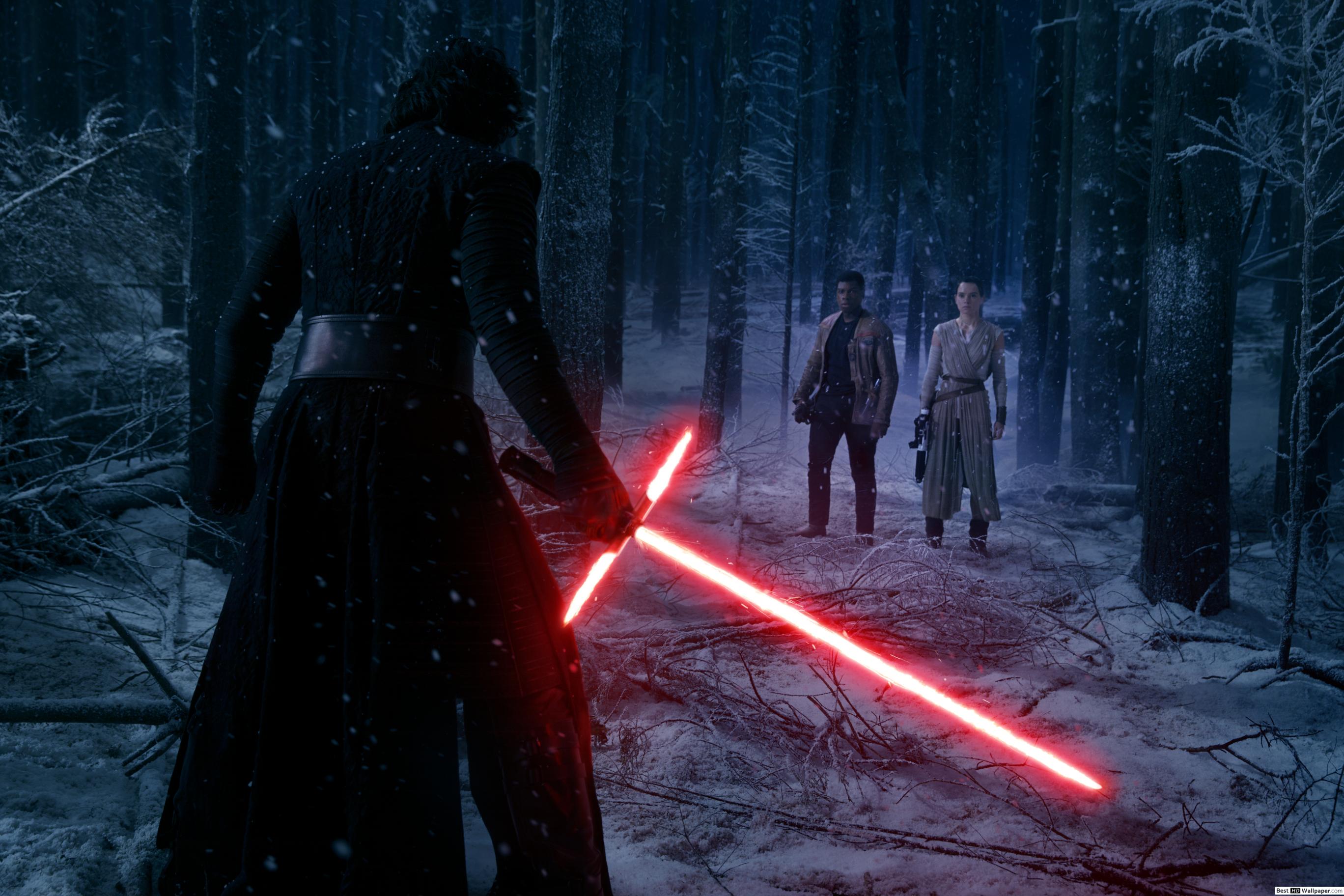 Kylo Ren Rey Finn 2736x14 Wallpaper Teahub Io