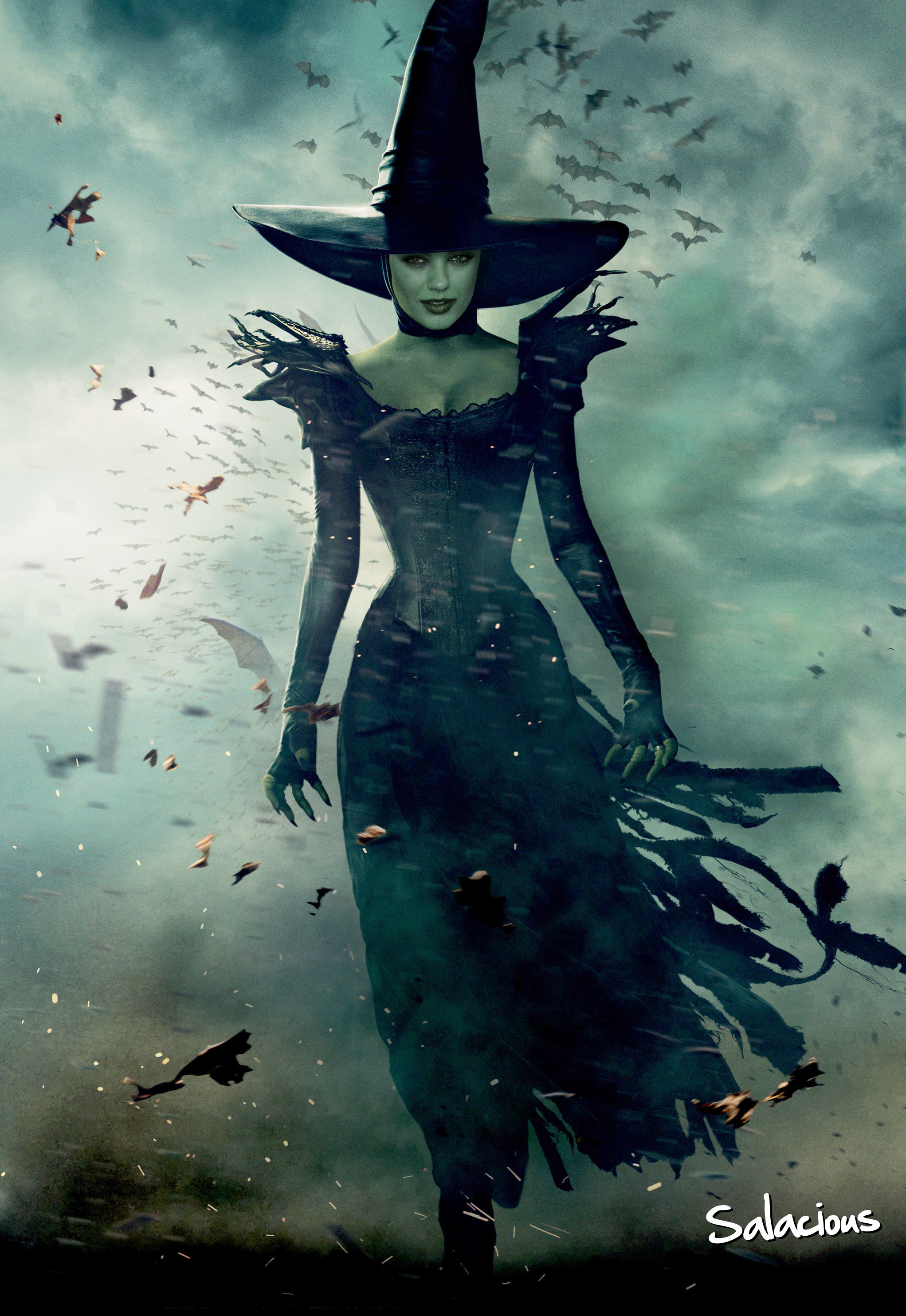 Wicked Witch Wallpaper - Mila Kunis Wicked Witch - HD Wallpaper 