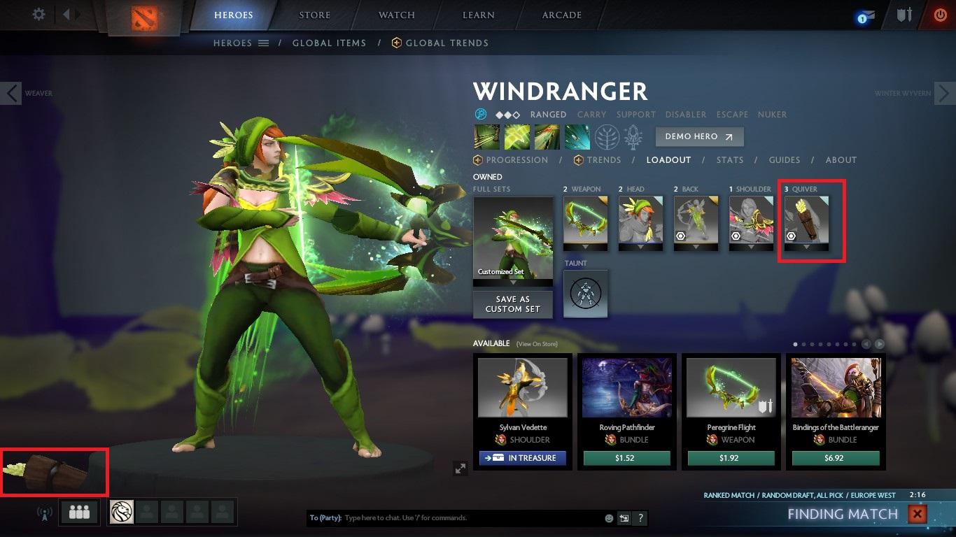 Immortal draft. Windranger сет иммортал. Windranger ПАПИЧ сет. Sylvan vedette Dota 2. Предметы на Windranger.