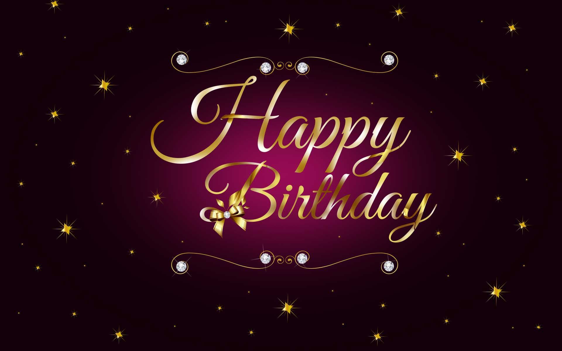 Glittering Happy Birthday Wish Wallpaper - Wish Happy Birthday Hd -  1920x1200 Wallpaper 