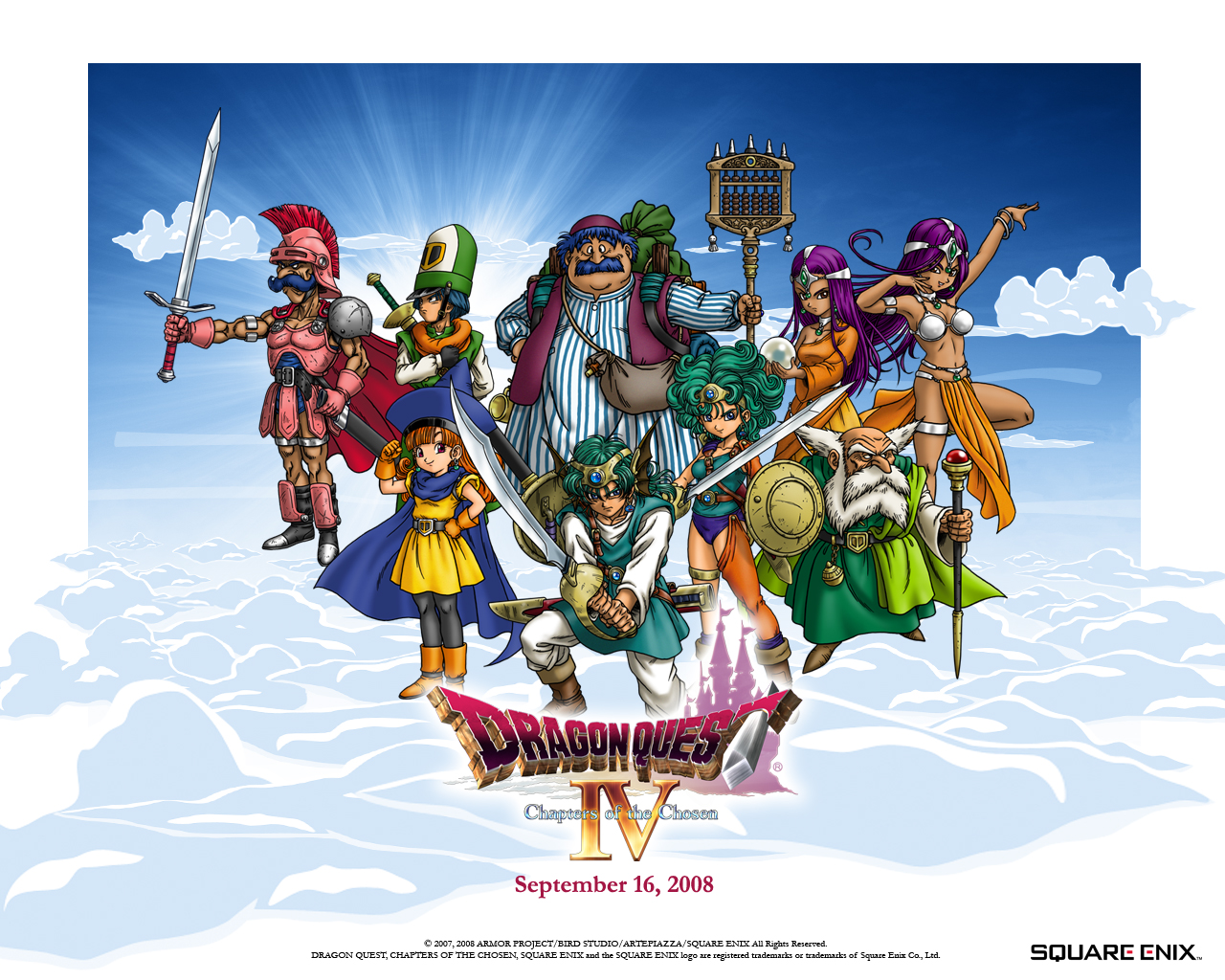Dragon Quest Iv Team 1280x1024 Wallpaper Teahub Io