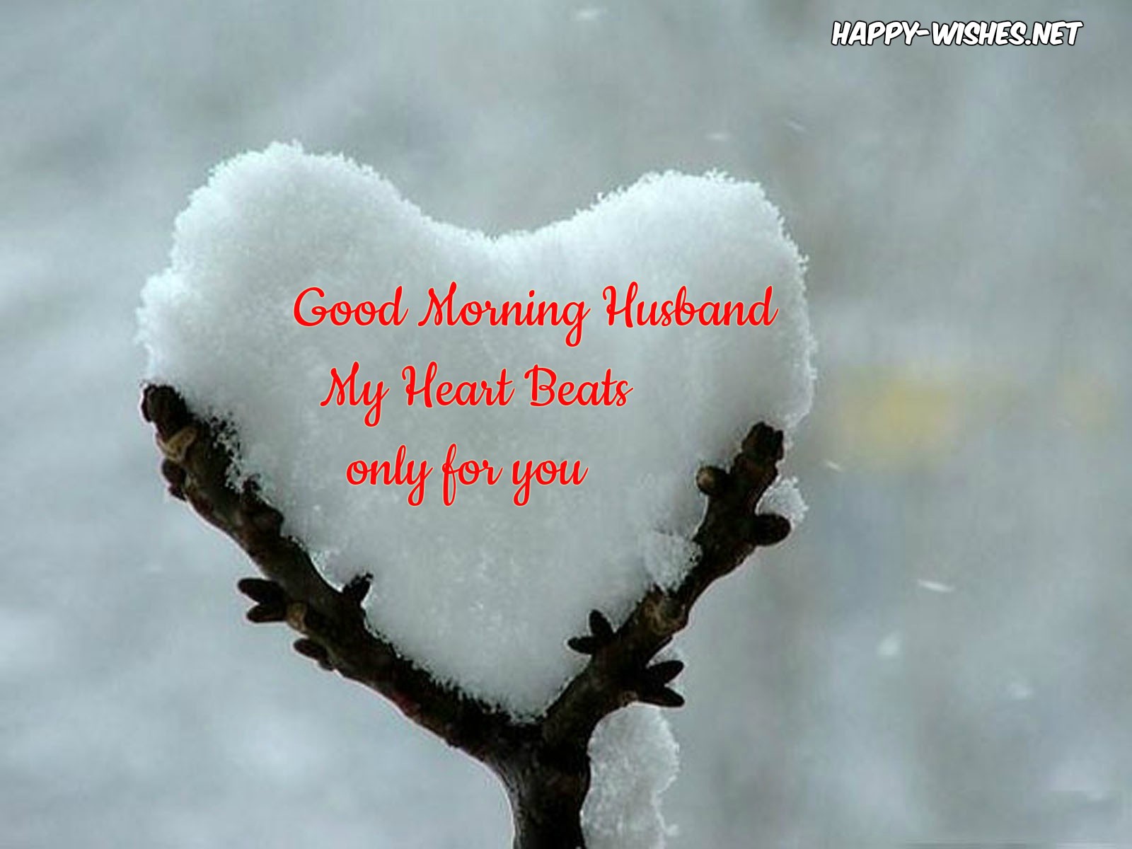 20 Good Morning Wishes To Husband - Coeur Glacé - HD Wallpaper 