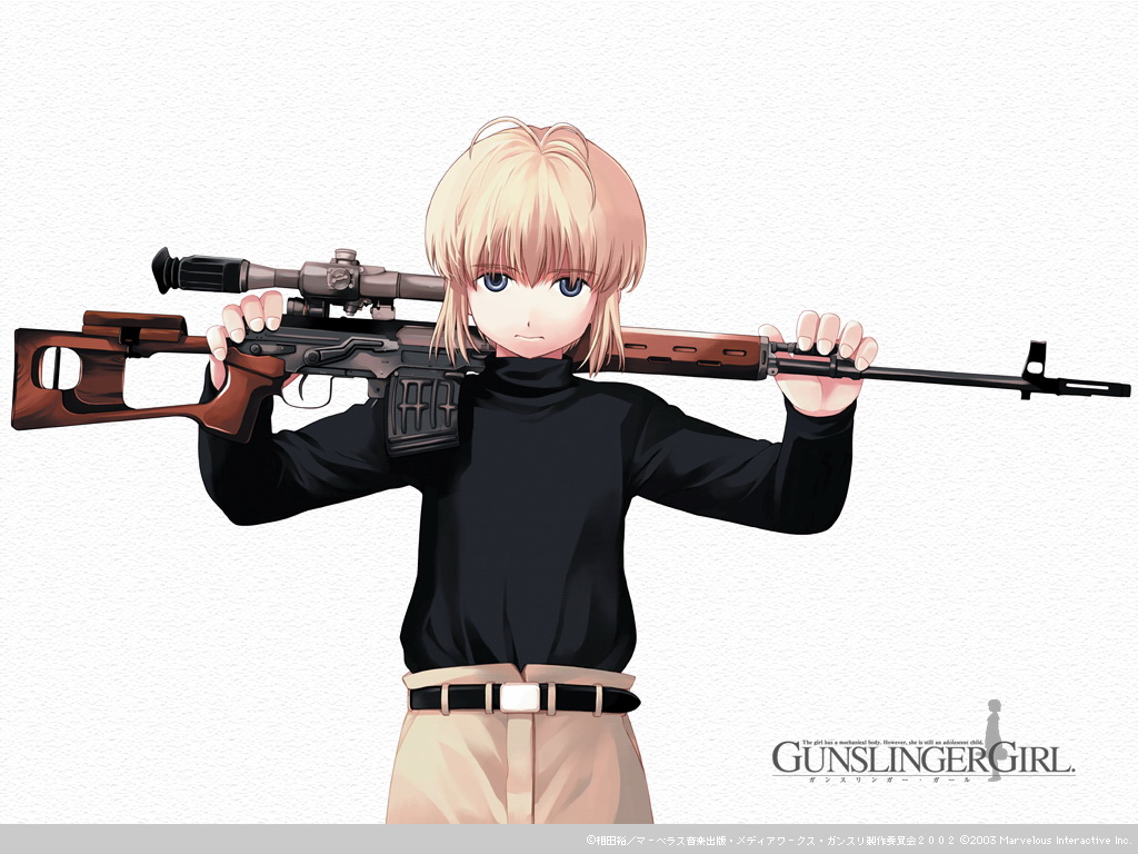 Gunslinger Girl - HD Wallpaper 