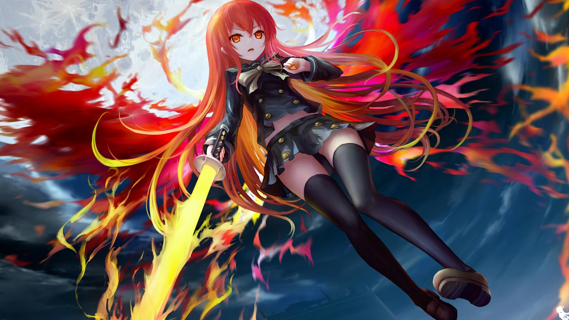 Shakugan No Shana Art - 1920x1080 Wallpaper - teahub.io