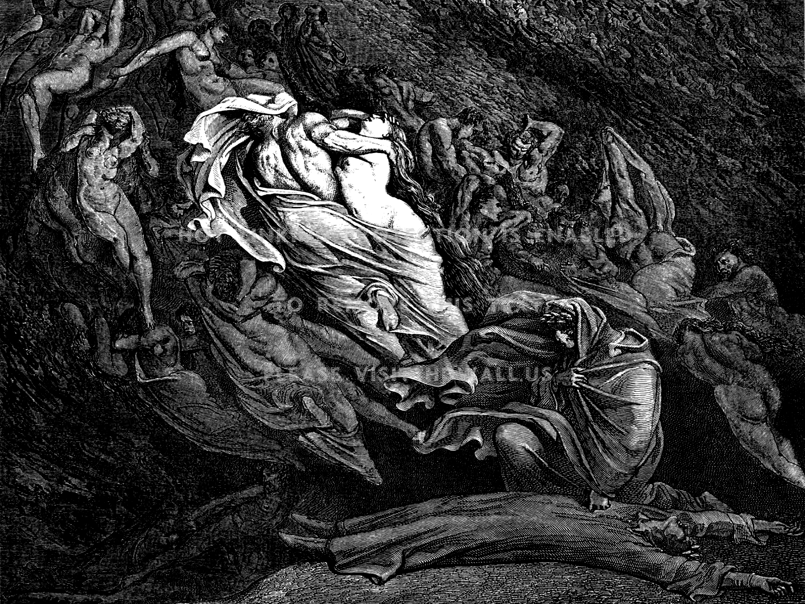 Gustave Dore Gustav - Paolo And Francesca Ii - 1600x1200 Wallpaper ...