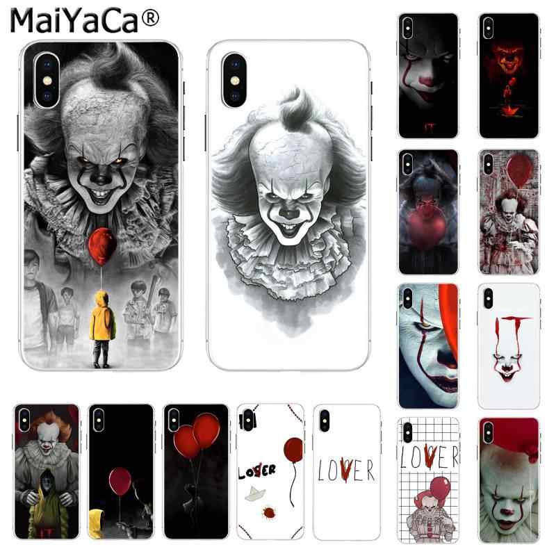Maiyaca Stephen King S It Pennywise Transparent Phone - Iphone - HD Wallpaper 