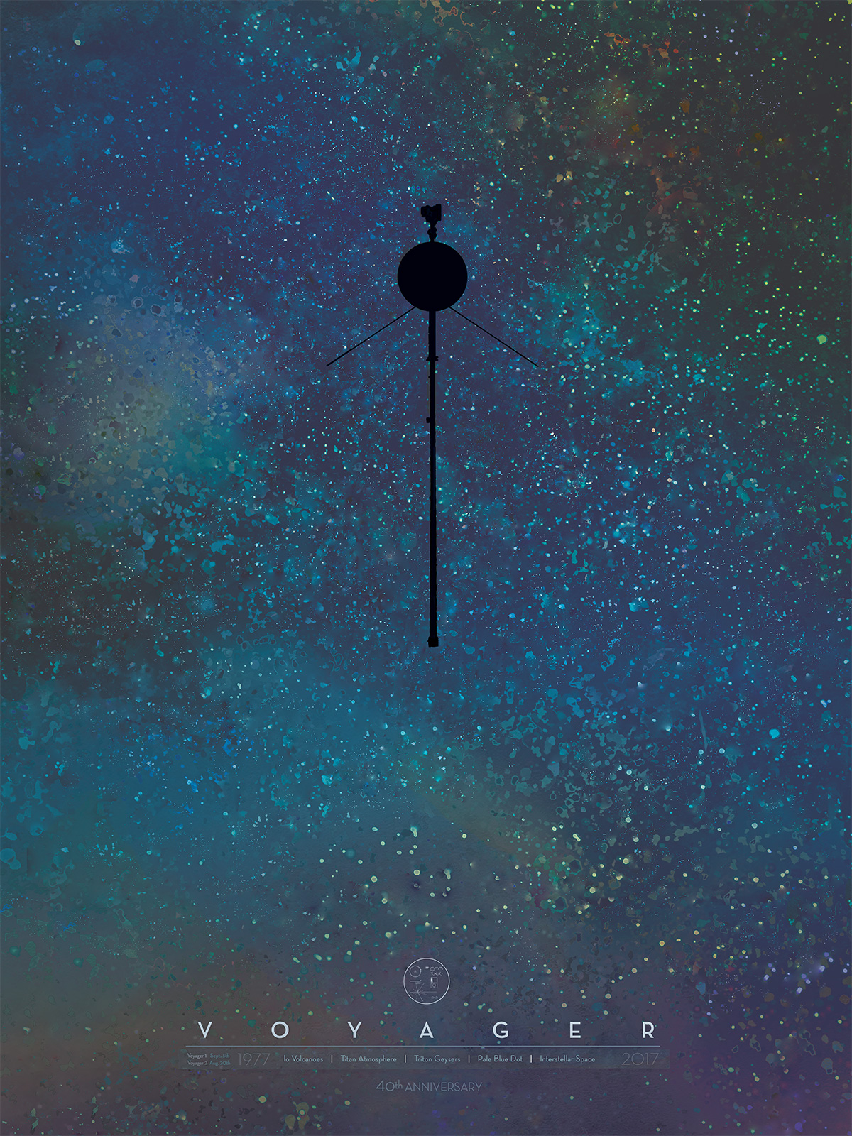 Voyager 1 Milky Way - HD Wallpaper 
