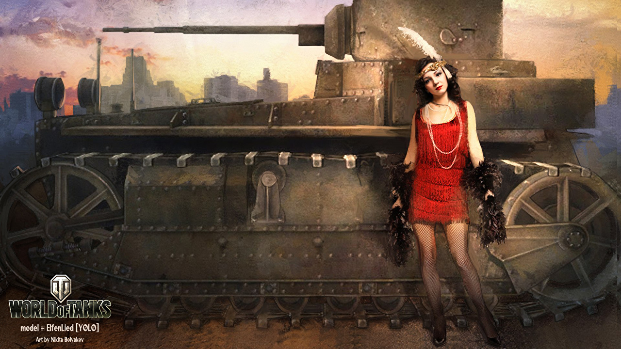Hintergrundbilder Girls On Tanks - HD Wallpaper 