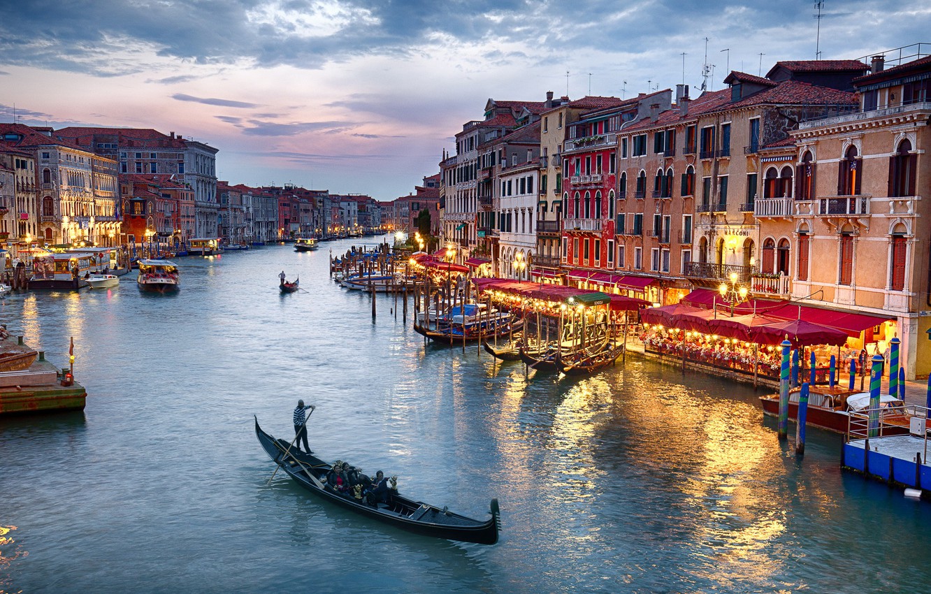 Photo Wallpaper Channel, Gondola, Venice - 1332x850 Wallpaper - teahub.io