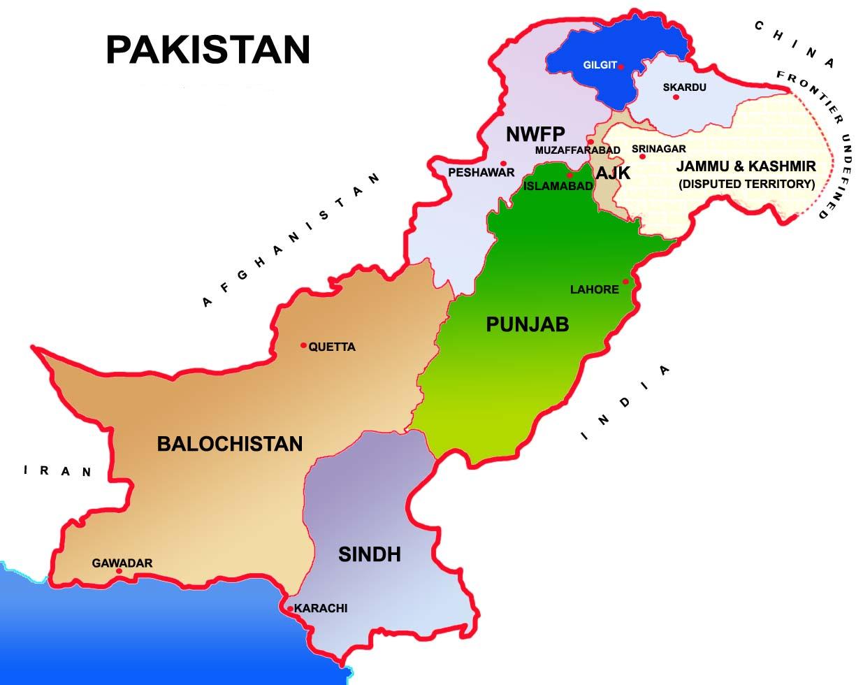 Pakistan Map With States X Wallpaper Teahub Io
