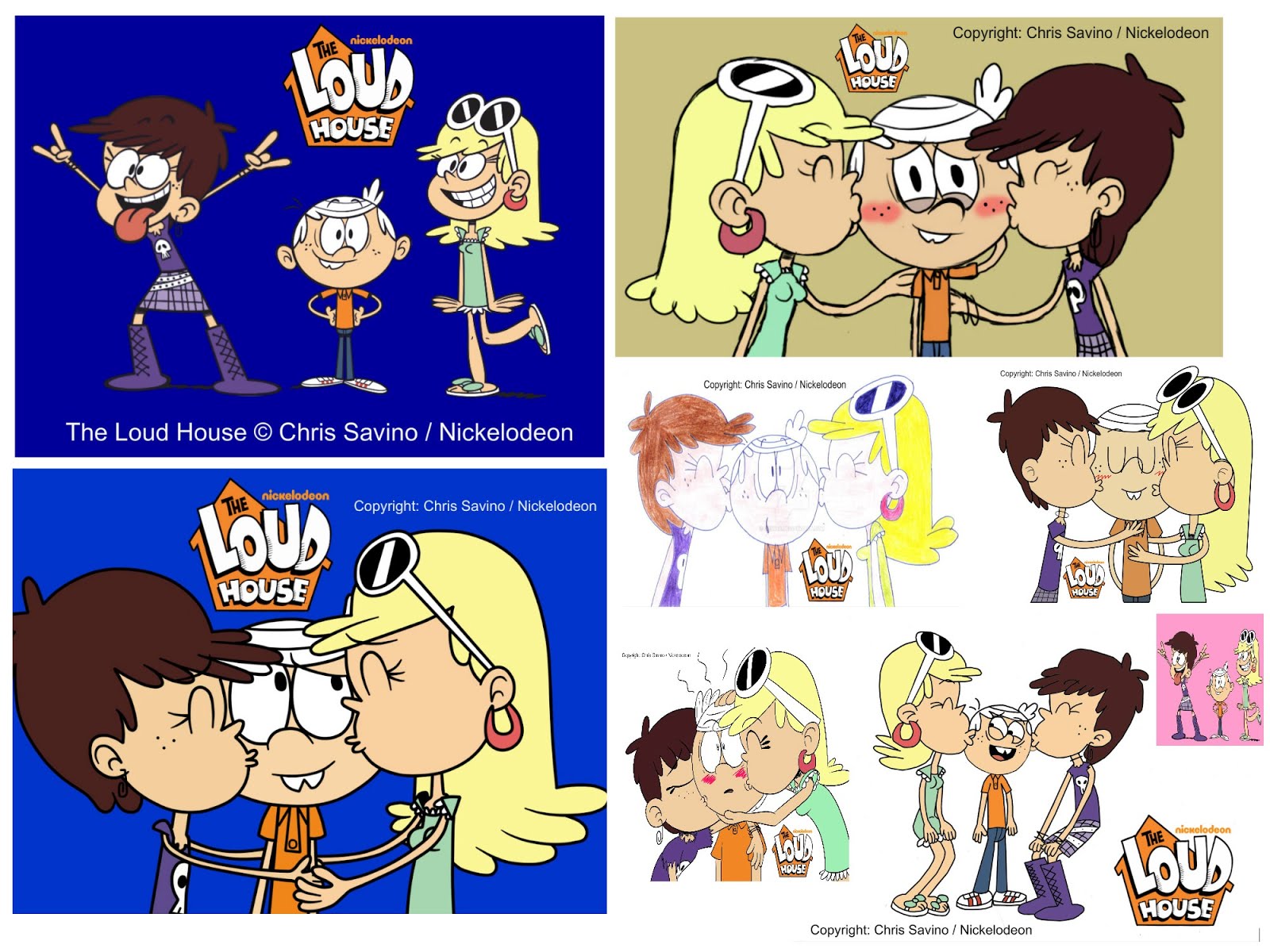 Loud house kissing