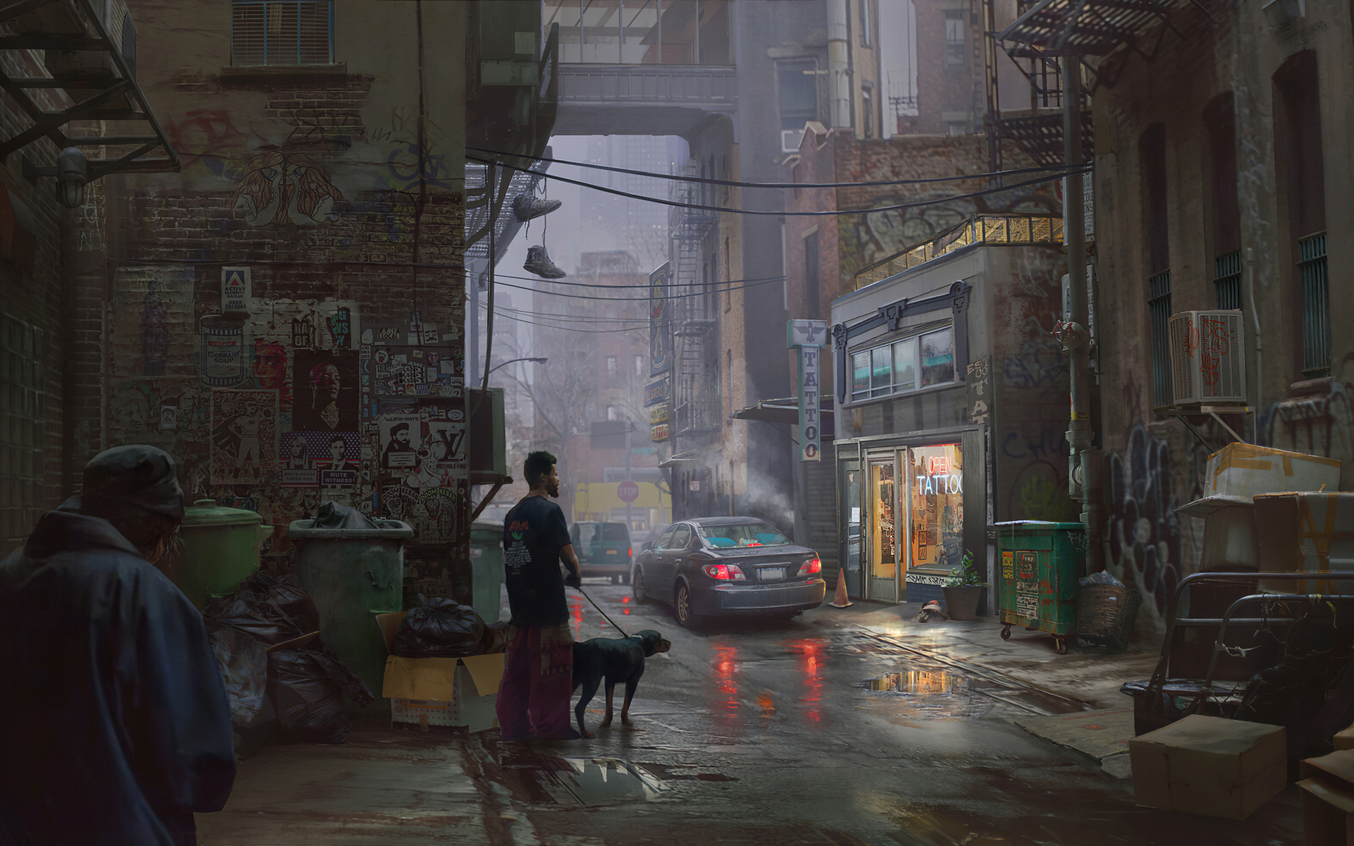 Alley - 1920x1200 Wallpaper - teahub.io