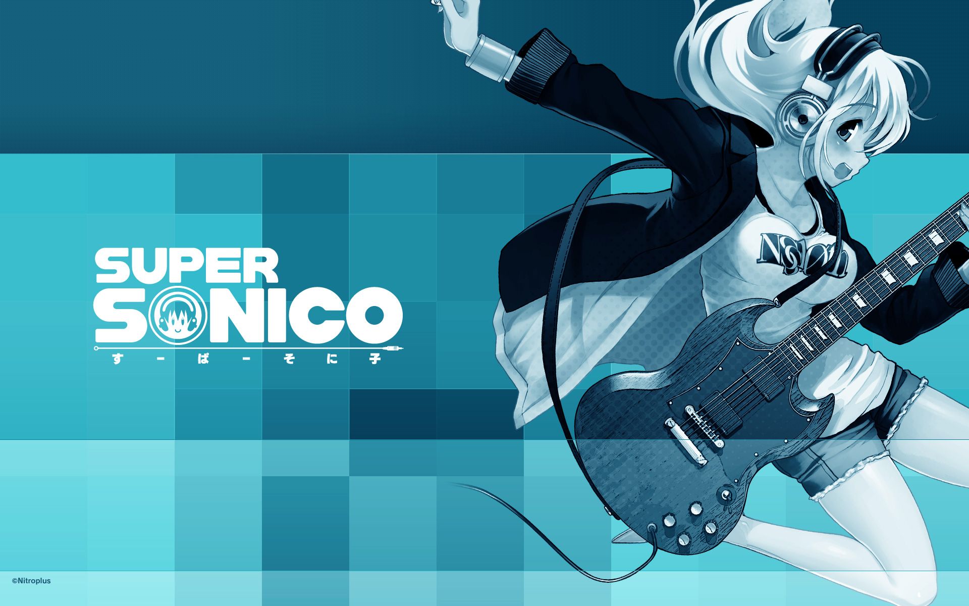 Anime Super Sonico Guitar 19x10 Wallpaper Teahub Io