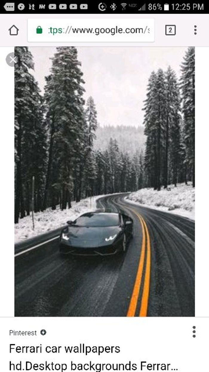 Lamborghini Aventador Winter Background - HD Wallpaper 